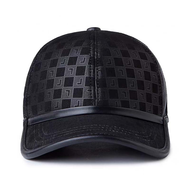 Chapeau pour homme en cuir sué - Baseball Cap Structured avis et prix