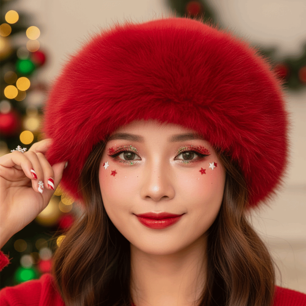 Chapeau de Noël en fausse four - Bucket Hat Cotton avis et prix