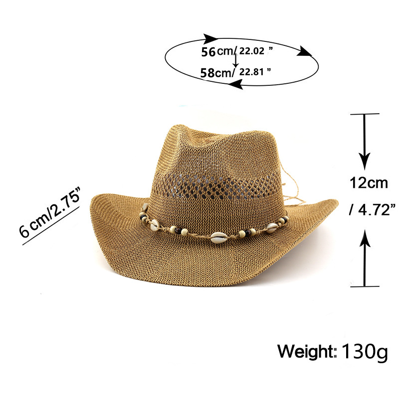 Nouveau chapeau de paille ajou - Cowboy Hat Straw avis et prix