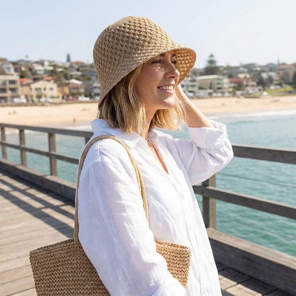 Nouveau Chapeau Bob Femme en P - Sun Hat Wide Brim avis et prix