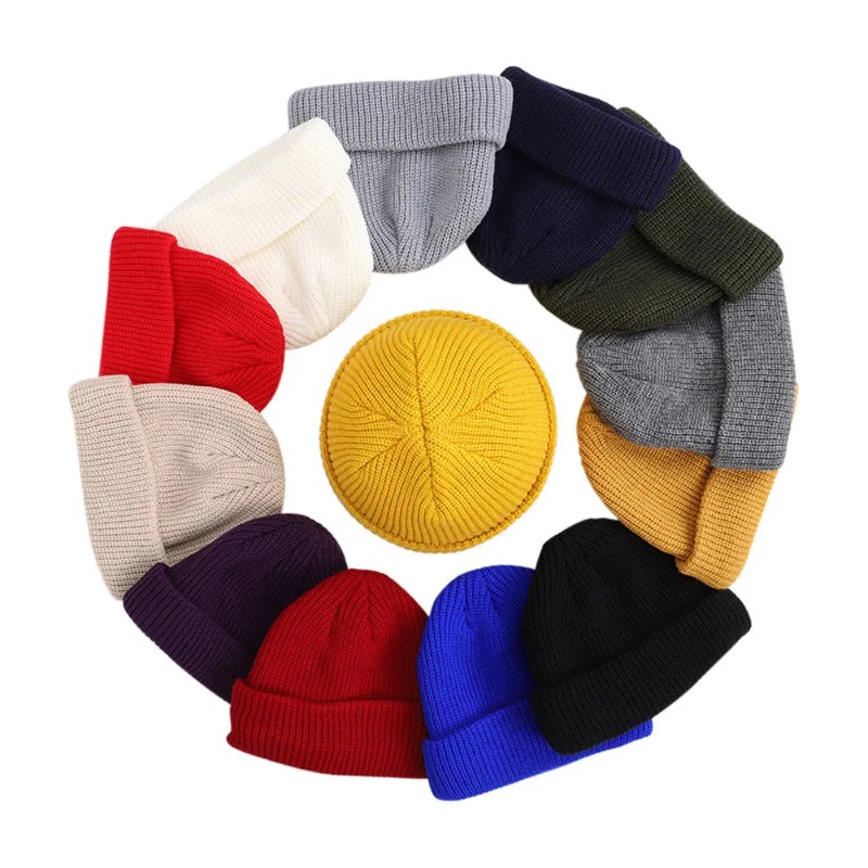 Bonnet d’hiver en tricot doux  - Beanie Cuffed Knit avis et prix
