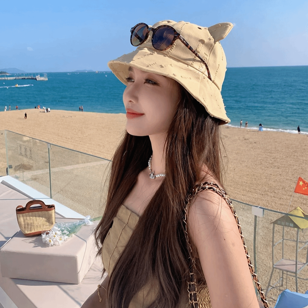 Chapeau de pêcheur en coton à  - Bucket Hat Cotton avis et prix