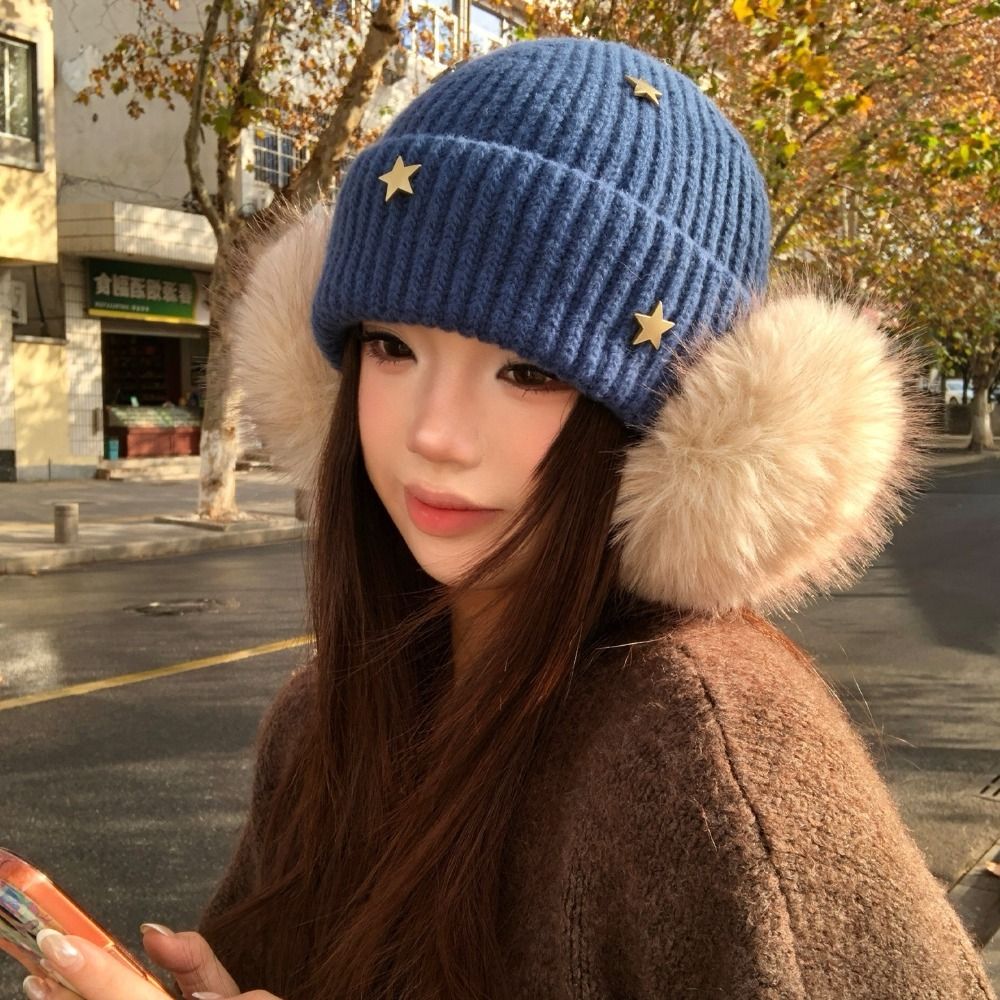 Bonnet en polyester tricoté à  - Beanie Cuffed Knit avis et prix