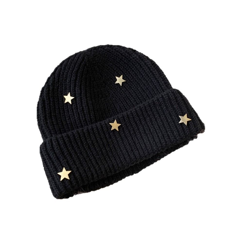 Bonnet en polyester tricoté à  - Beanie Cuffed Knit avis et prix