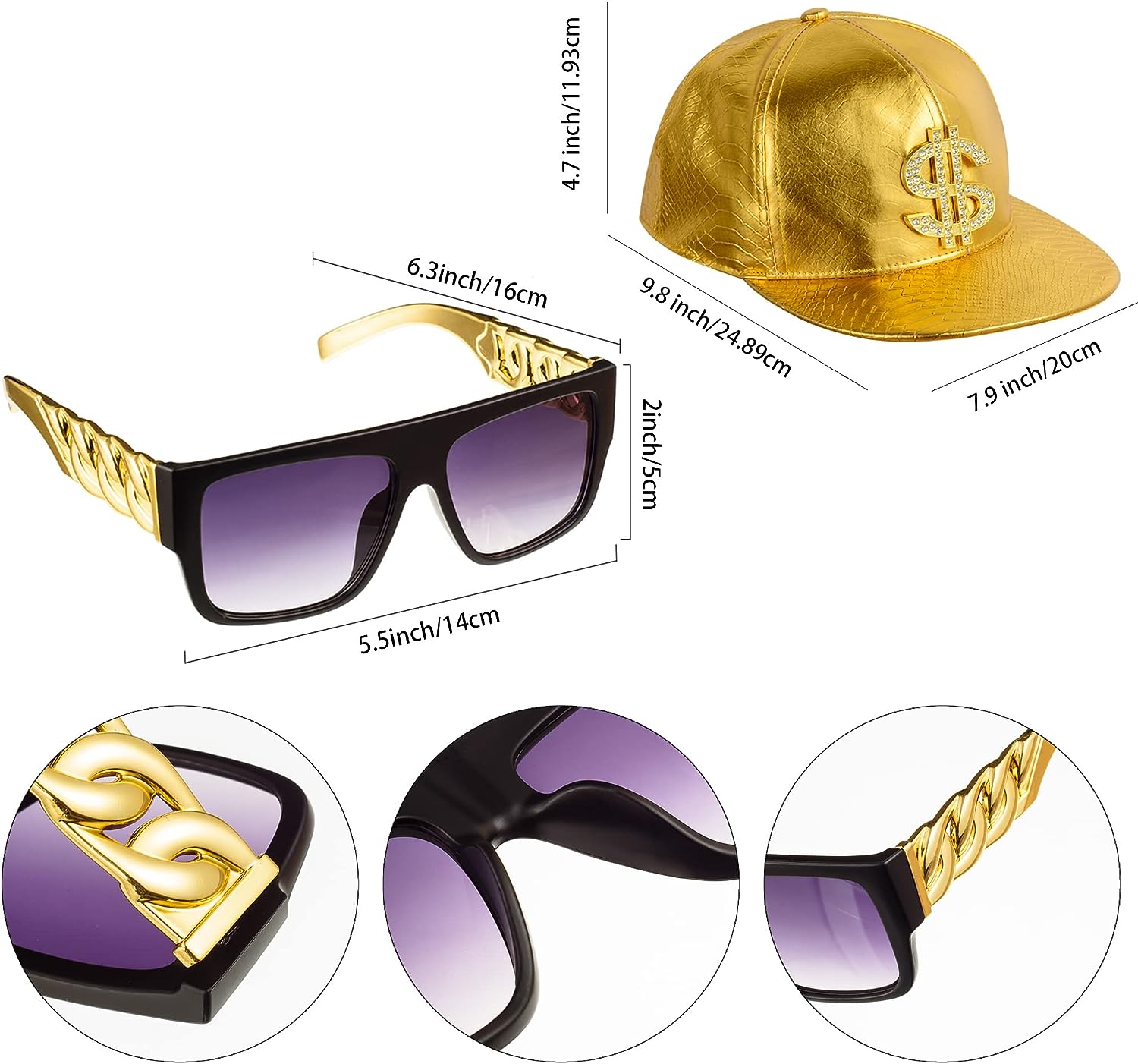 PESENAR – Kit de costumes Hip  - Snapback Hat Flat avis et prix